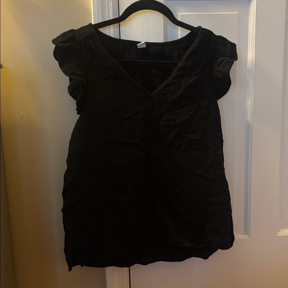 Old Navy Women's Black Blouse